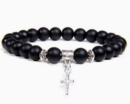 Diamond Cross Bracelet