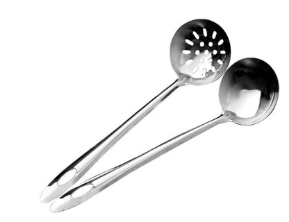 Wholesale Stainless Steel Ladle and Strainer Spoon Set